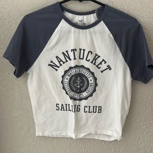 Hollister womens cropped tee